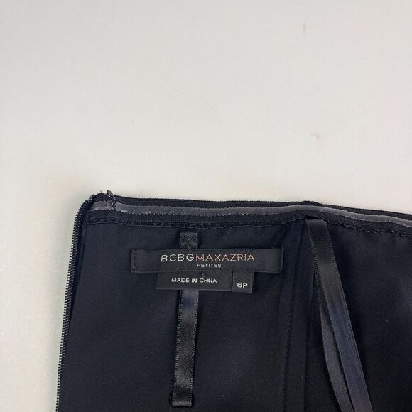 BCBGMaxazria Y2K Silk Maxi Dress size 6P Babydoll Evening Gown Fairy Whimsigoth - Picture 4 of 12